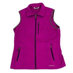 Eddie Bauer Woman’s Full-Zip Fleece Vest‎ Size Small
